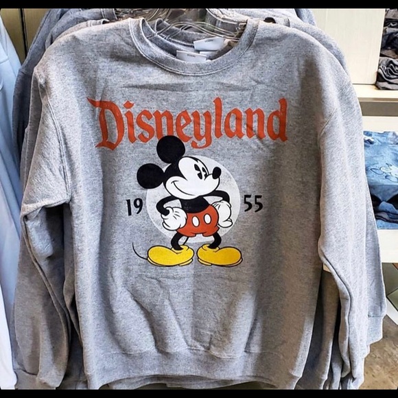 grey mickey mouse sweatshirt